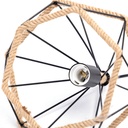 Retro pendant lamp with iron frame, E27 - Image 2