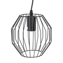 Retro pendant light with iron frame, E27 - Image 3