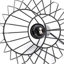 Retro pendant light with iron frame, E27 - Image 4