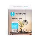 Retro pendant light with iron frame, E27 - Image 6