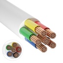 RGB CCT cable white round - Image 2