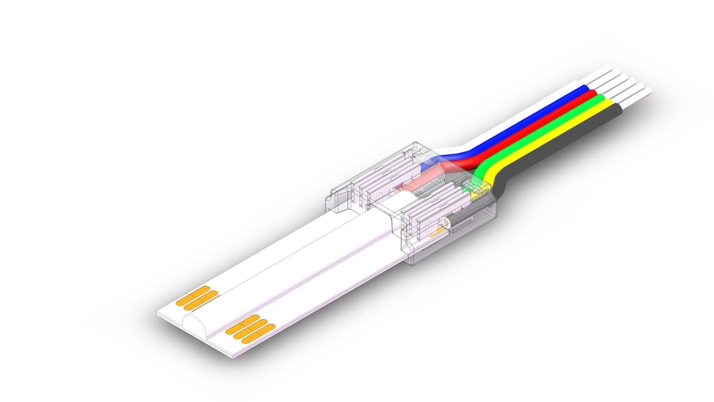 RGB + CCT Strip to Controller COB 6-pin - Image 2