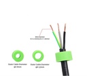 Screw connector waterproof 3-pole M20 IP68 - Image 3