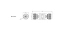 Screw connector waterproof 3-pole M20 IP68 - Image 4