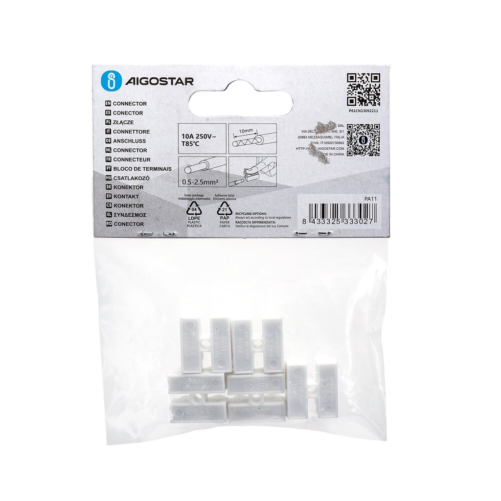 Screwless Terminal Block, 0.5-2.5mm², 450V, 2 Poles - Image 4