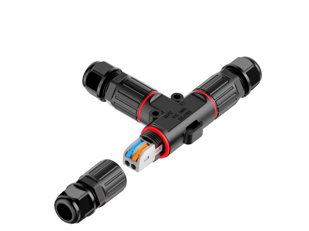 Screw Less T Waterproof Connector 2-pole 3XM20 IP68 - Image 2