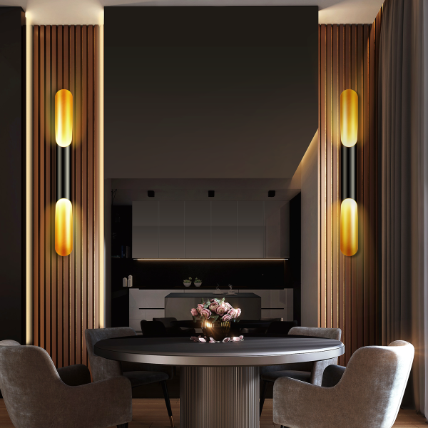 Single aluminum wall light E27 - Image 4