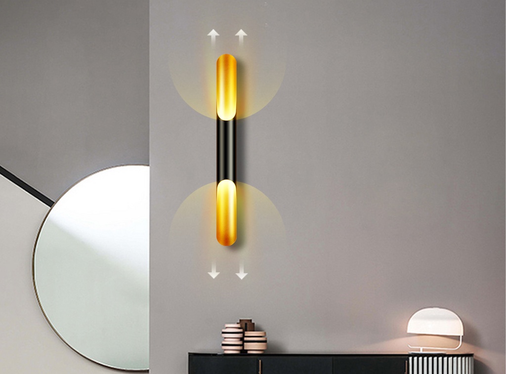 Single aluminum wall light E27 - Image 7