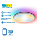 Smart Ceiling Light CCT 22W+RGB 3W 2700K-6500K - Image 2