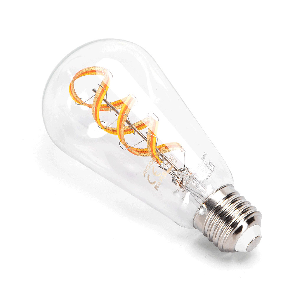 Smart Filament Lamp ST64 E27 4.9W RGB+CCT - Image 2
