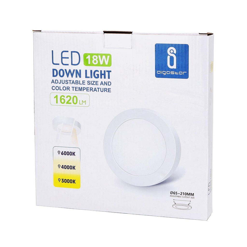 Adjustable CCT Downlight 18W - Image 5