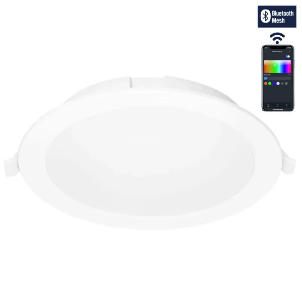 Smart LED slim downlight 15W Bluetooth MESH RGB+CCT - Image 2