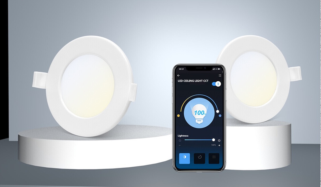 SMART LED SLIM DOWN LIGHT 18W WIFI CCT(3000K-6500K) - Image 3