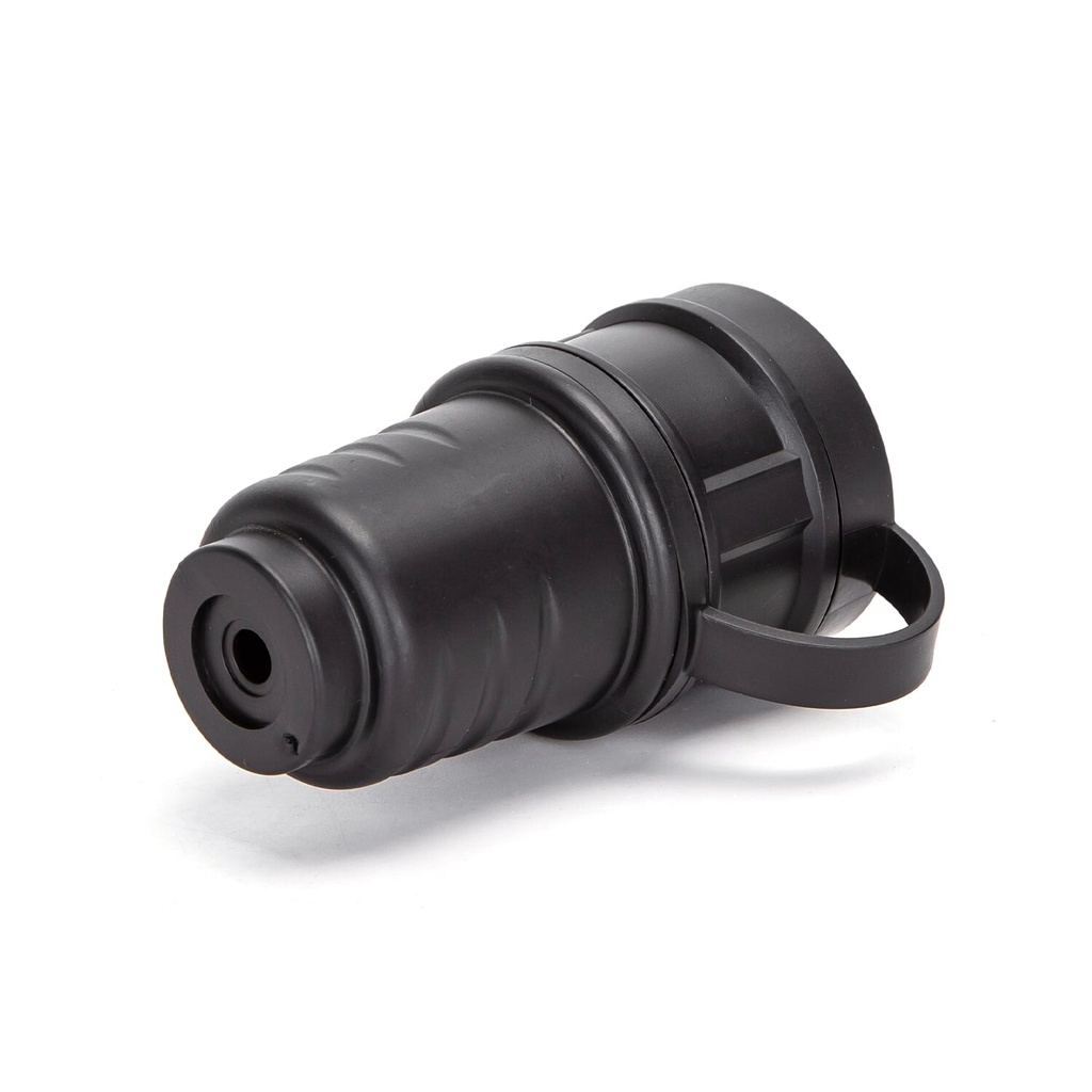 Socket 1-way 16A 250V Black - Image 3
