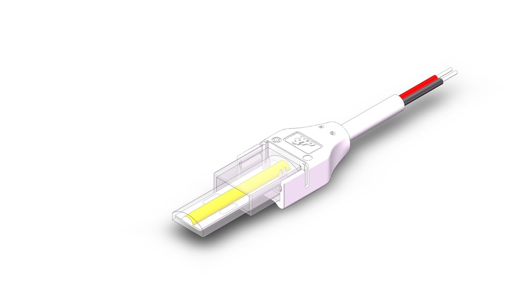 Strip to power source SMD, COB 2pin 8mm IP65 / IP67 - Image 2