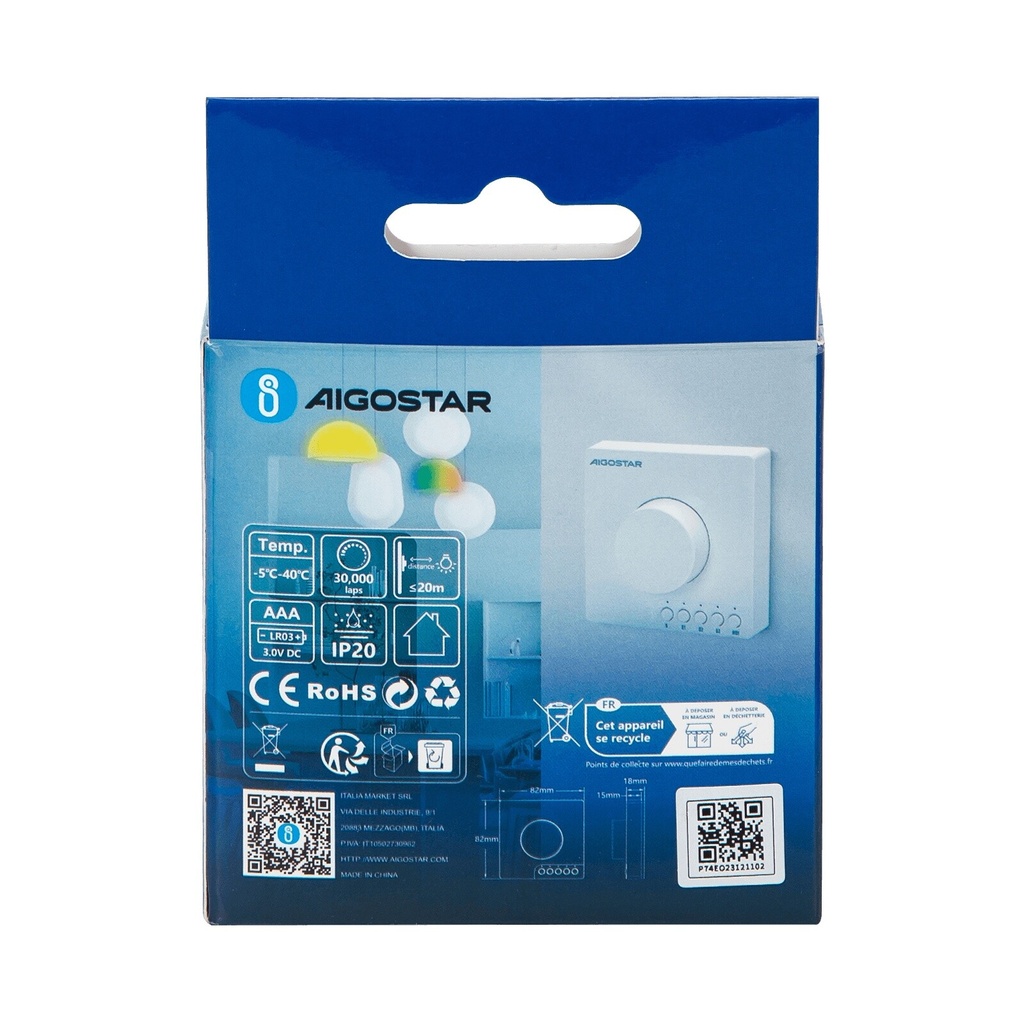 Aigostar Bluetooth mesh DC knob dimmer switch - Image 6