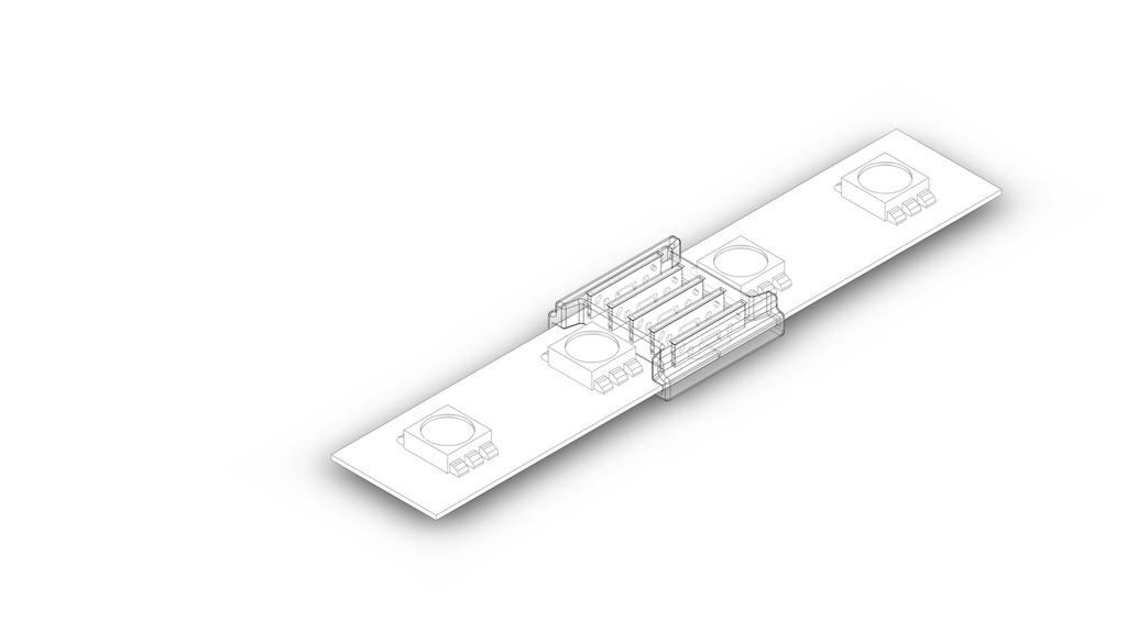 Strip to strip RGBW SMD, DMX512 5pin 12mm - Image 2