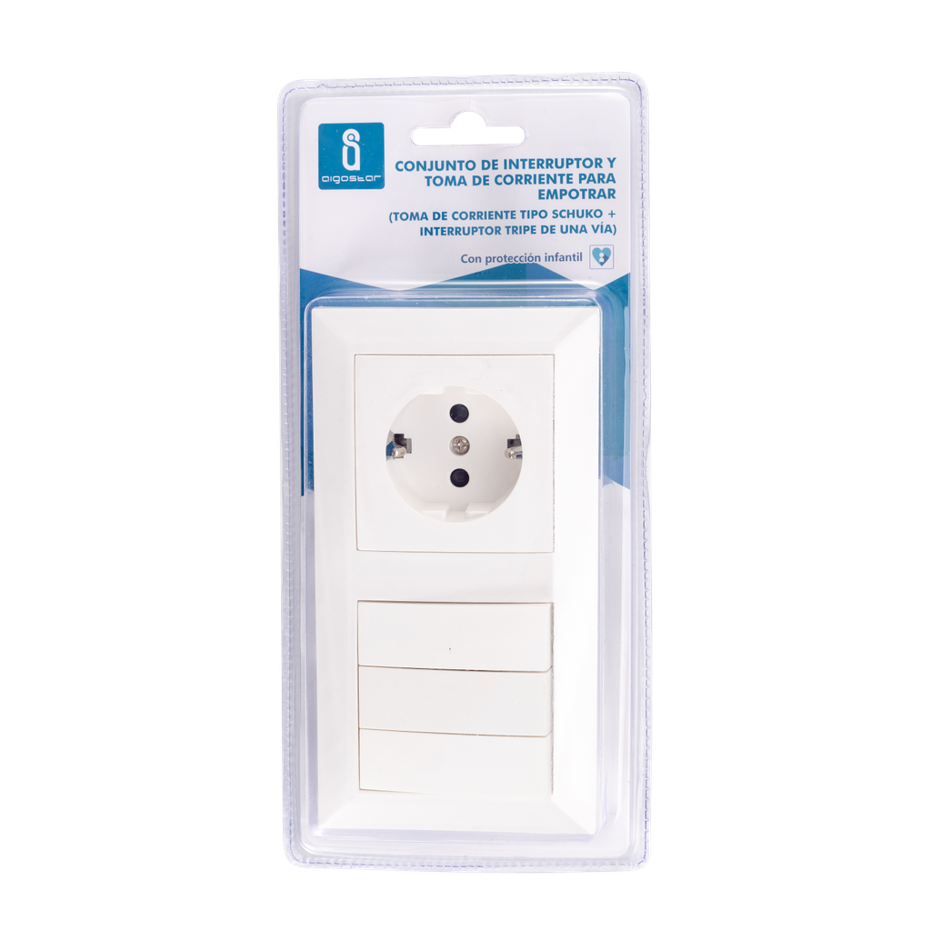 Switch and socket combination 3 gang - Image 4