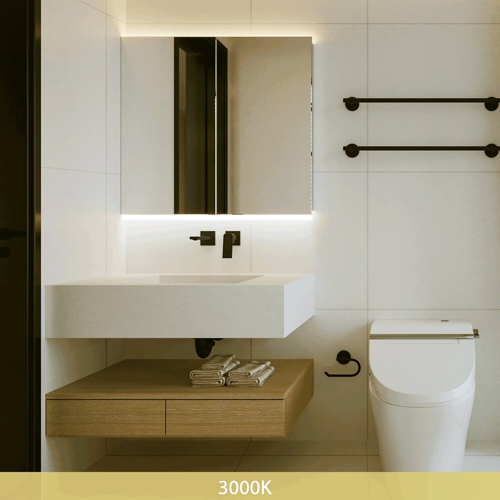 T5 LED fixture with tube 0.6m 9W 150lm/W 830 - Image 5