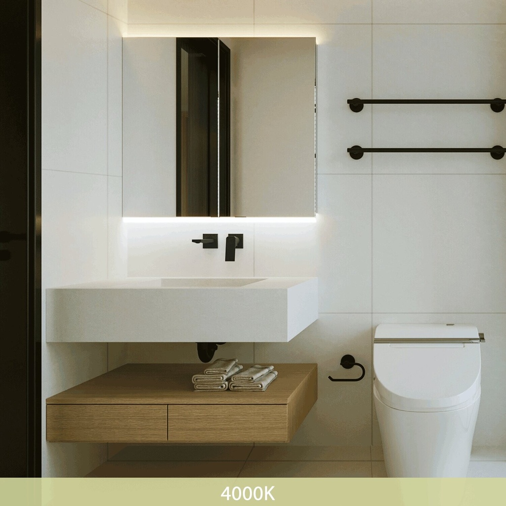 T5 LED fixture with tube 0.9m 12W 150lm/W 840 - Image 3