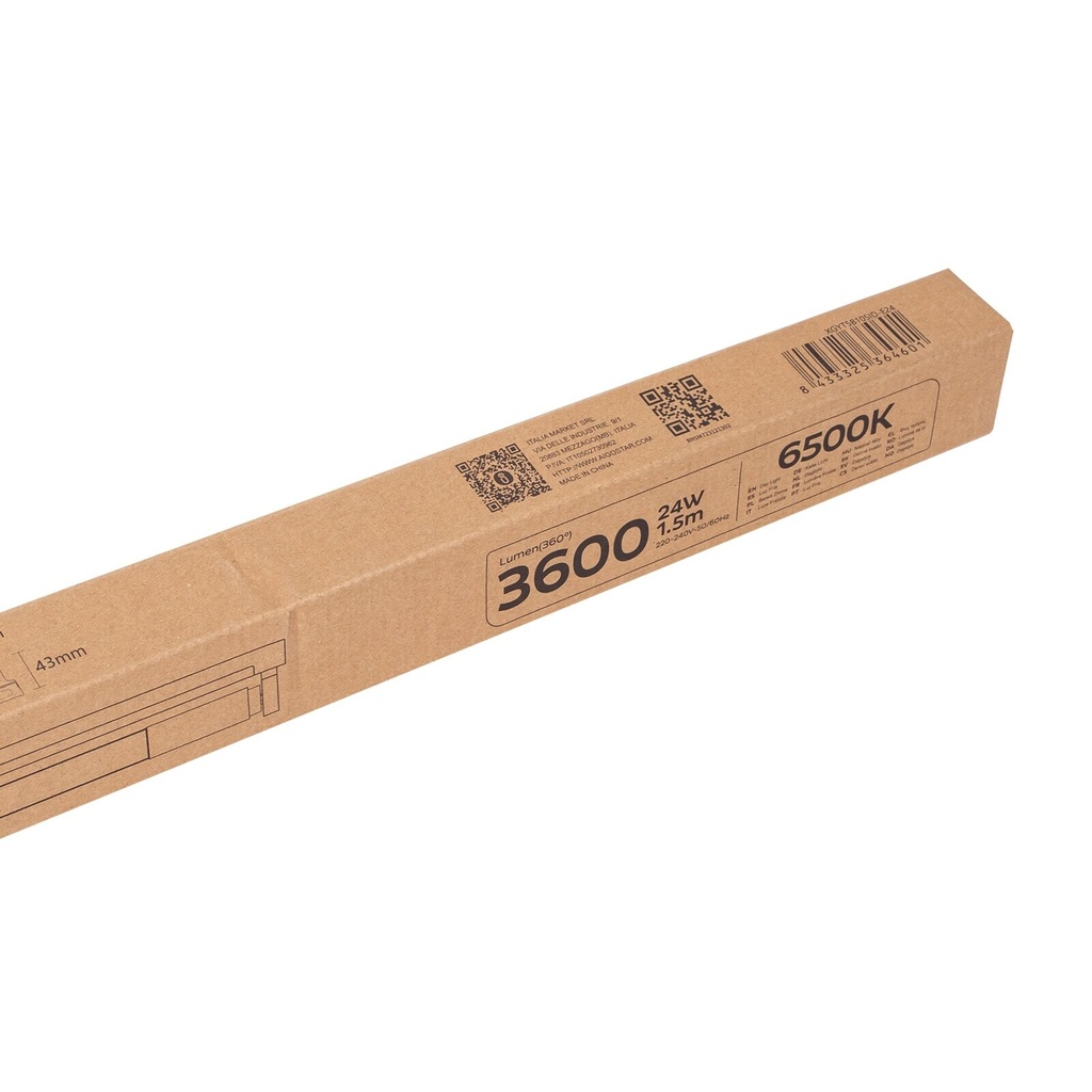 T5 LED fixture with tube 1.5m 24W 150lm/W 865 - Image 6