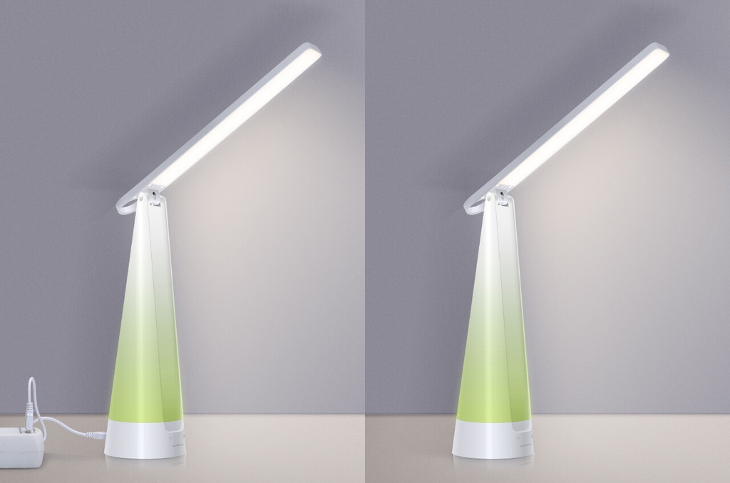 Table lamp with RGB night light and battery - Image 5