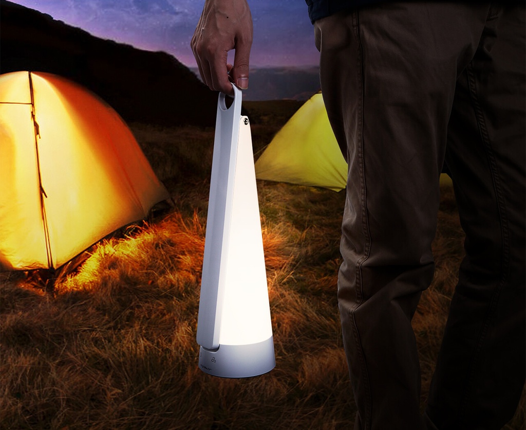 Table lamp with RGB night light and battery - Image 6