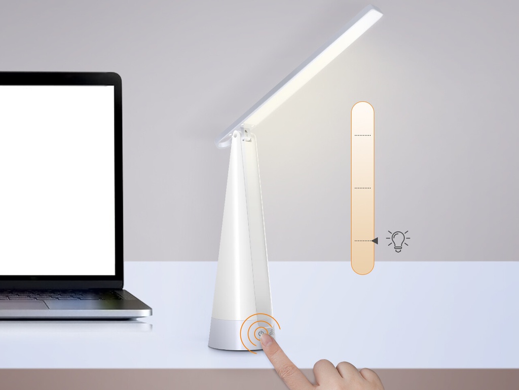 Table lamp with RGB night light and battery - Image 9
