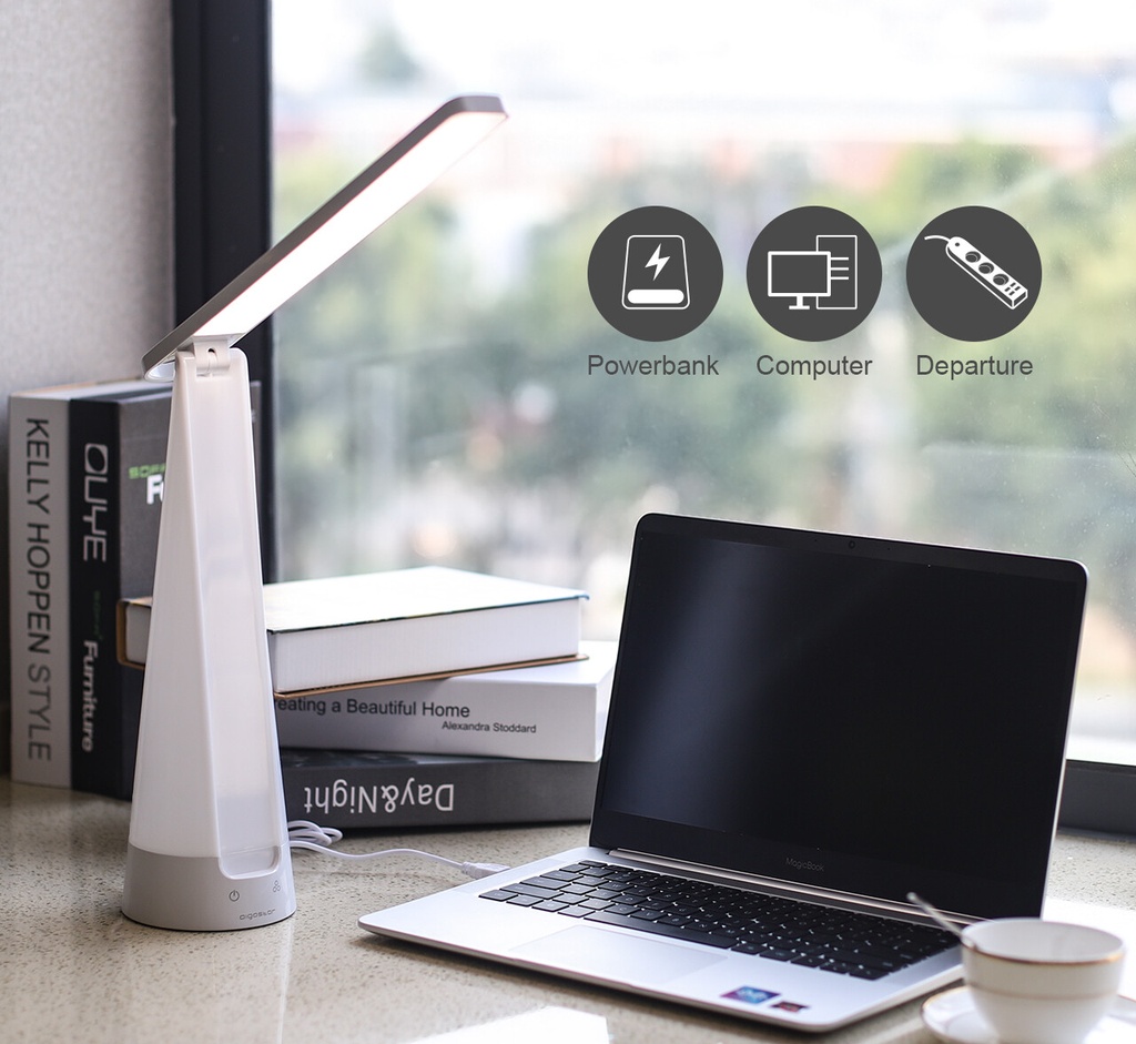 Table lamp with RGB night light and battery - Image 10