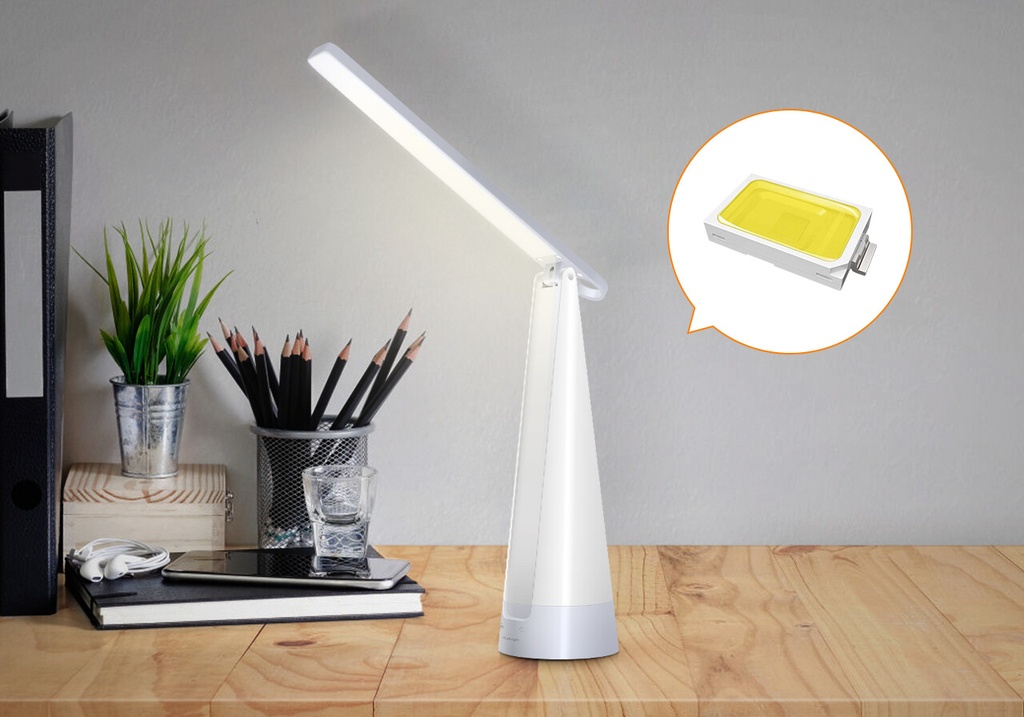 Table lamp with RGB night light and battery - Image 12