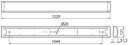 Airam Basic Led 120cm IP20 28W/840 PCO WH - Image 3