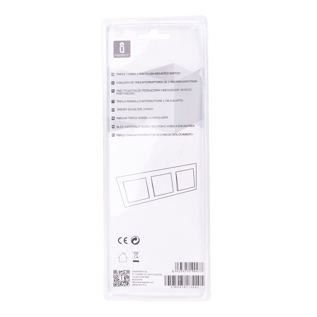 Triple 1 gang 2 way switch - Image 5