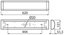 Airam Basic Led 60cm IP20 18W/840 PCO WH - Image 3