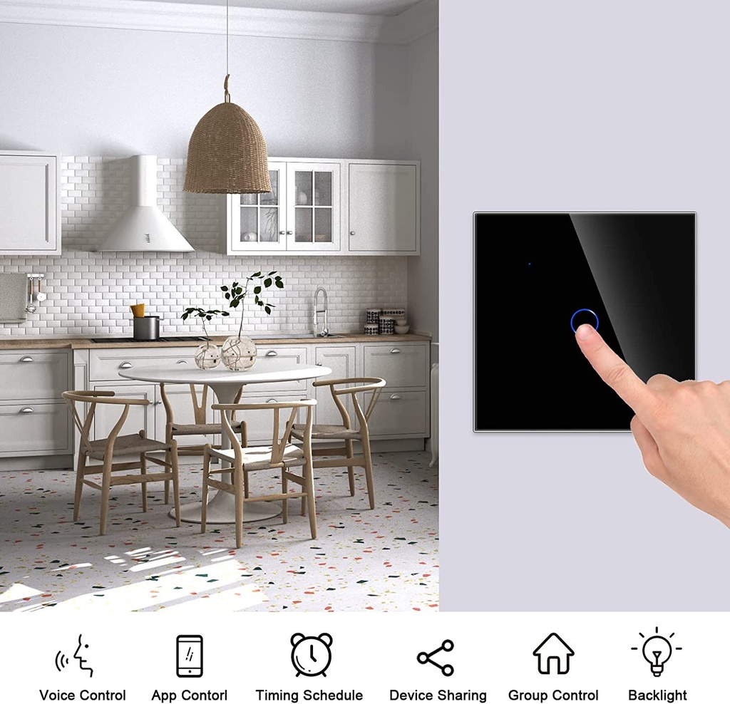 Tuya Wifi switch with touch - Image 3