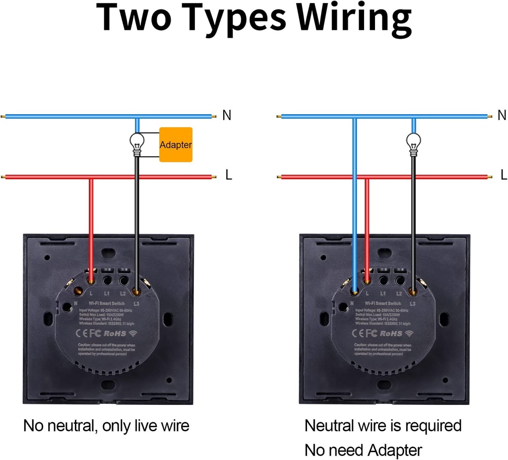 Tuya Wifi switch with touch - Image 8