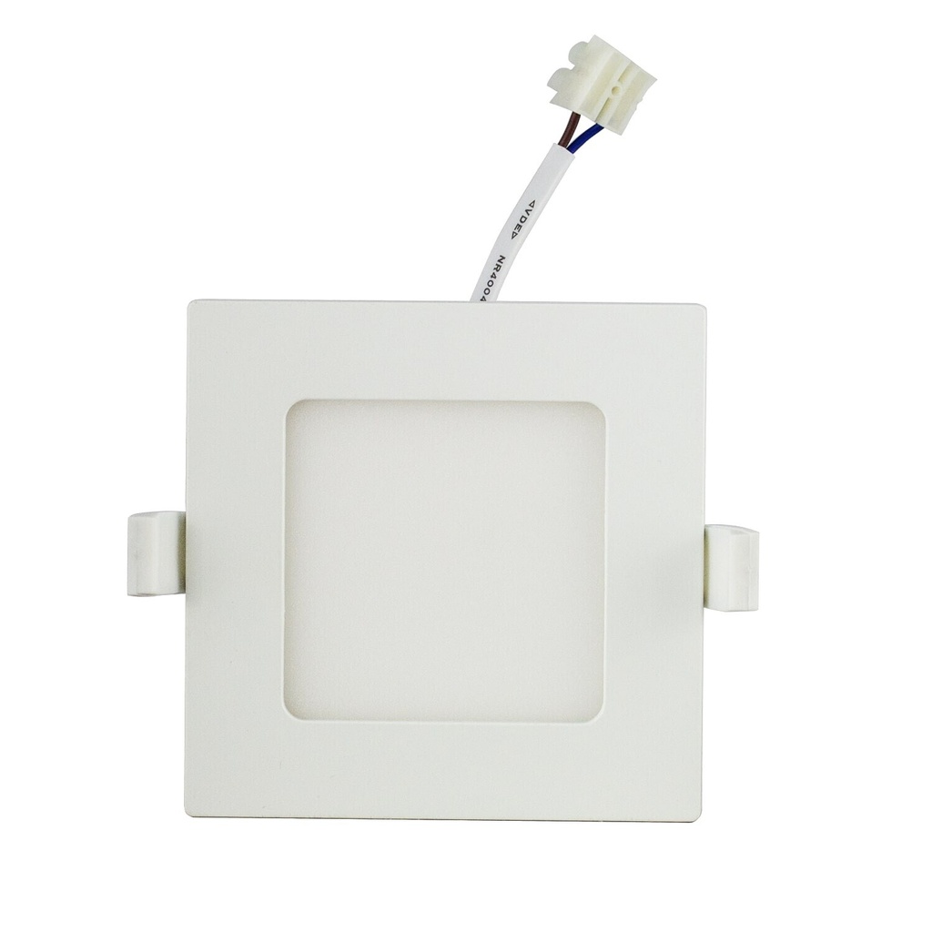 Ultrathin LED Recessed square downlight 6W 3000K - Image 2