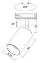 Airam Beam Pro IP20 GU10 PAR16 WH 3-P - Image 3