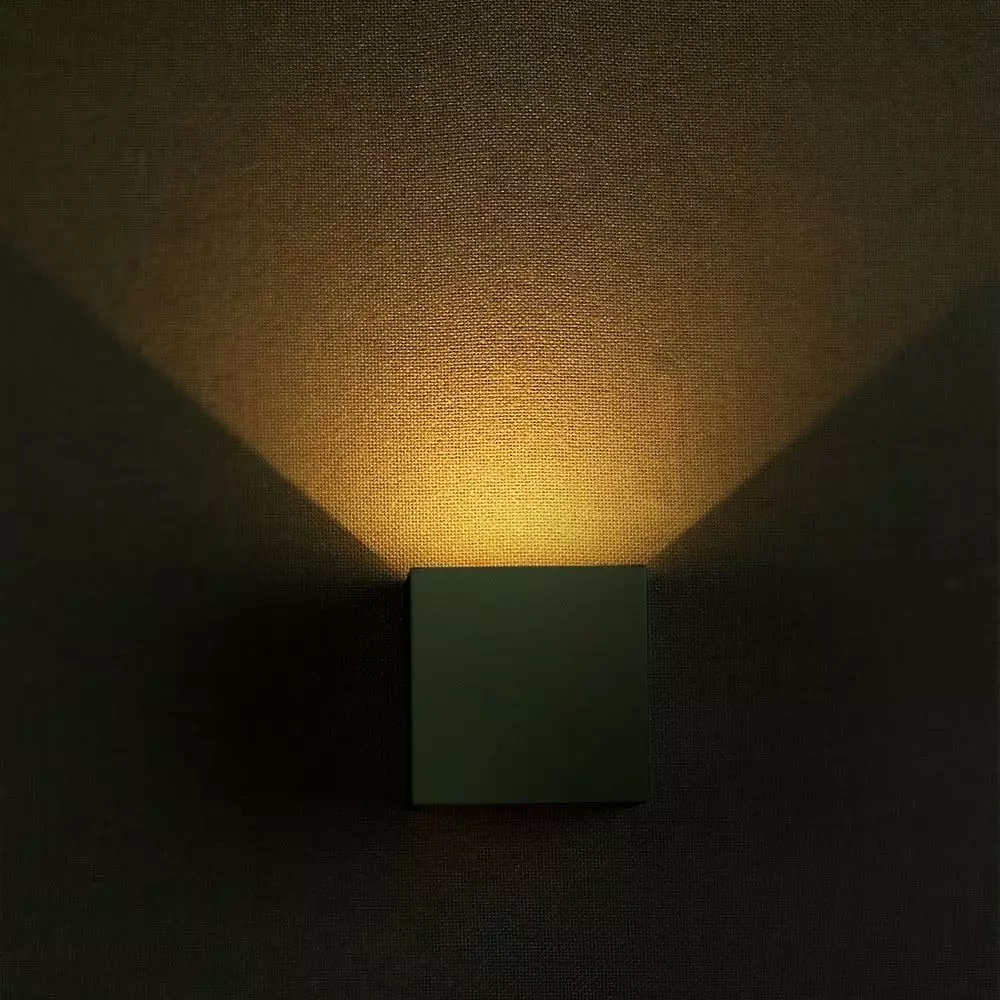 Wall lamp Cube 3000K, grey - Image 8