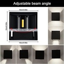Wall lamp Cube 3000K, Grey RG - Image 3