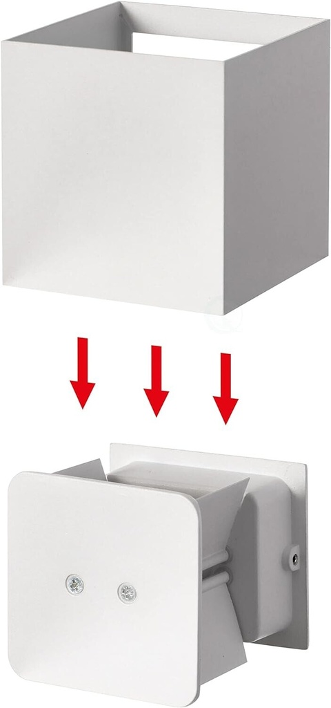 Wall lamp Cube 3000K, Grey RG - Image 4