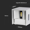 Wall lamp Cube 3000K, white - Image 7