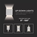 Wall lamp Cube 3000K, white - Image 8