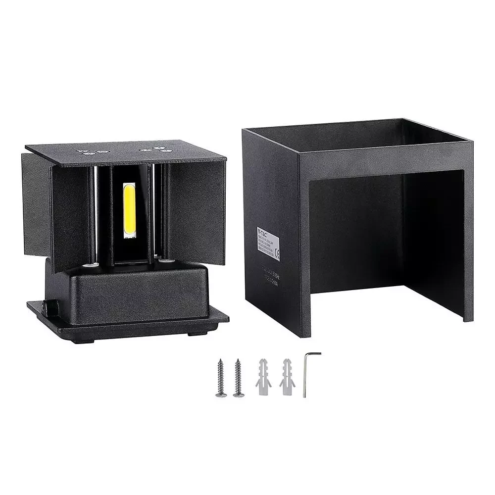 Wall lamp Cube 4000K, black - Image 5