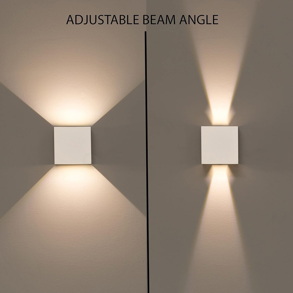 Wall lamp Cube 4000K, white - Image 2