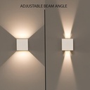 Wall lamp Cube 4000K, white - Image 2