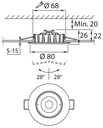 Airam Cosmo LED Downlight 5,8W - Image 4