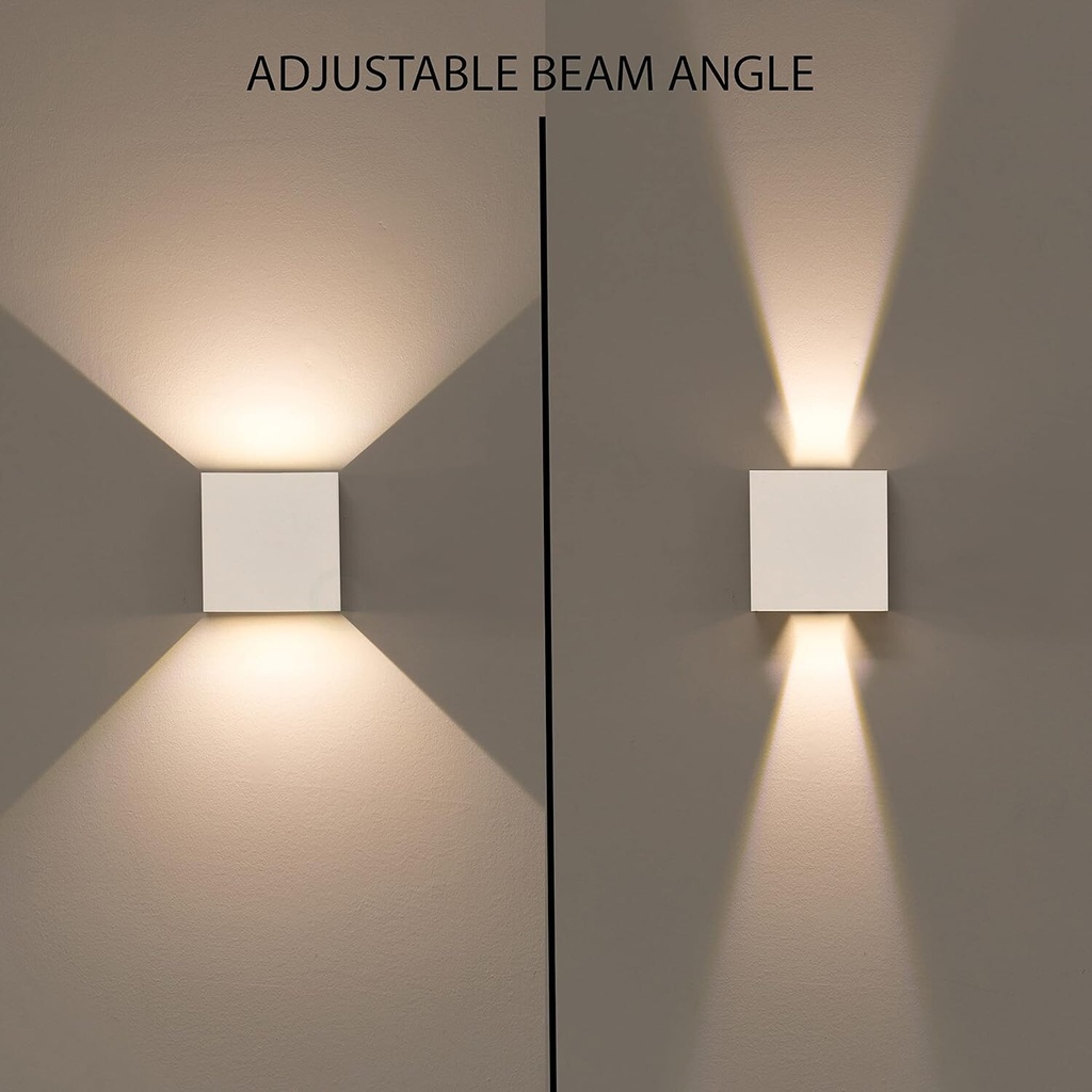 Wall lamp Cube 4000K, White RG - Image 2