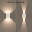 Wall lamp Cube 4000K, White RG - Image 2