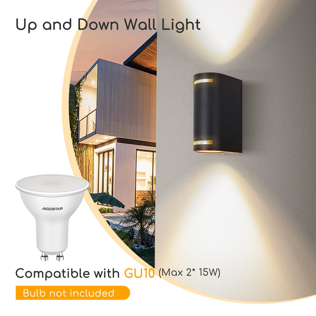 Wall lamp GU10 2 x GU10 IP54 - Image 6