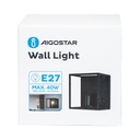 Wall lamp with steel frame, E27 - Image 7